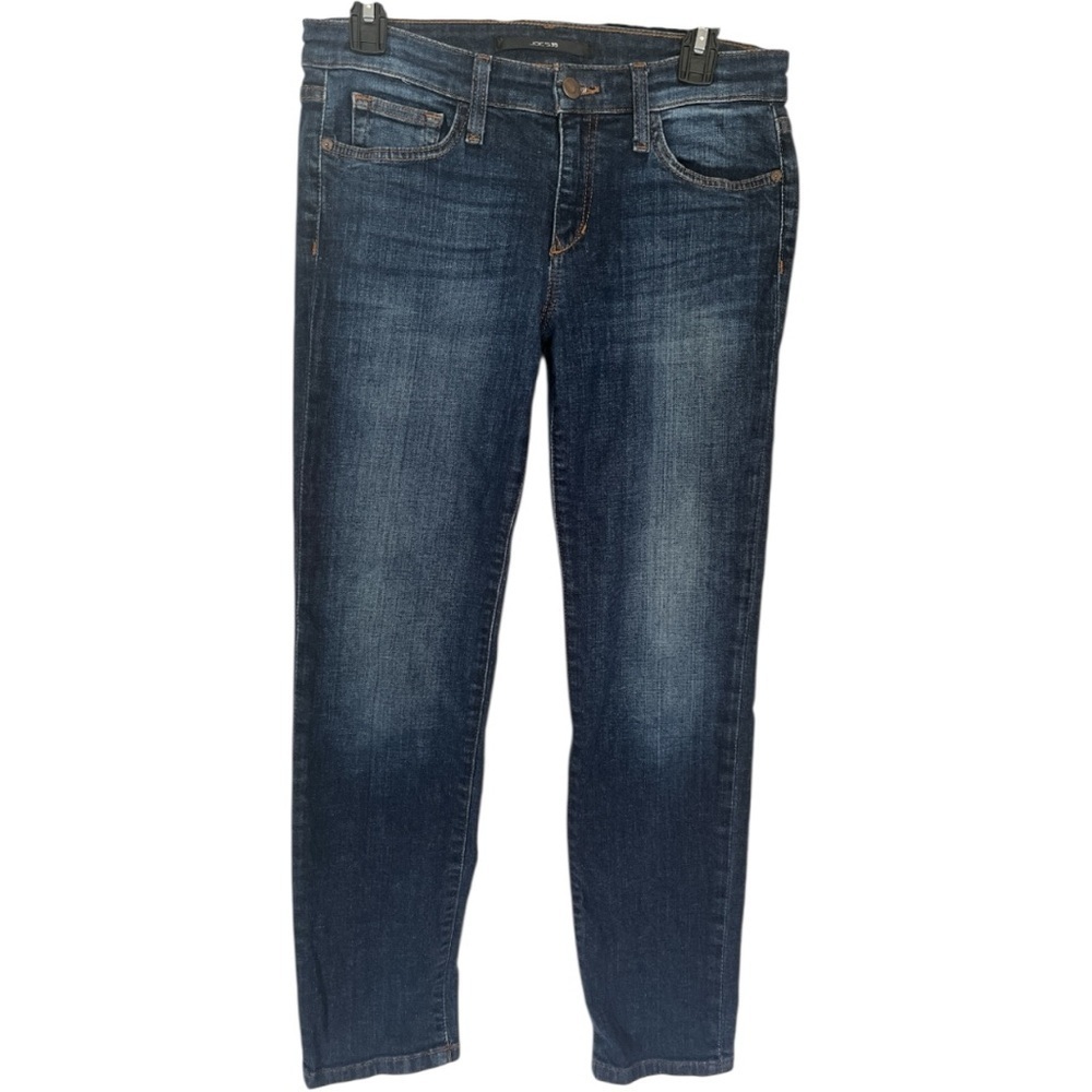 Joe's Jeans Rosie Dark Wash Blue Jeans Straight Ankle, Women's Sz 28